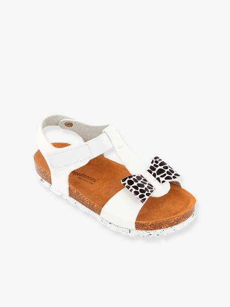 Sandals for Kids, Zabou by LES TROPEZIENNES® PAR M. BELARBI BLUE DARK SOLID WITH DESIGN+WHITE LIGHT SOLID WITH DESIGN 