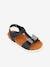 Sandals for Kids, Zabou by LES TROPEZIENNES® PAR M. BELARBI BLUE DARK SOLID WITH DESIGN+WHITE LIGHT SOLID WITH DESIGN 