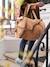 Changing Bag, Baby Roll in Plush Fabric BEIGE LIGHT SOLID 