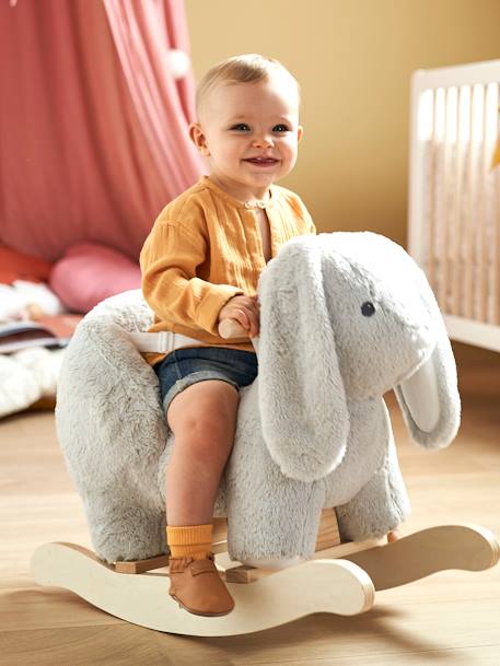 Rocking Rabbit for Babies  - Wood FSC® Certified NO COLOR 