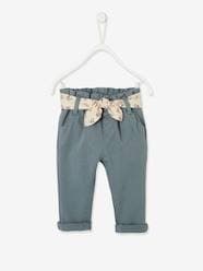 Baby-Trousers with Fabric Belt for Babies