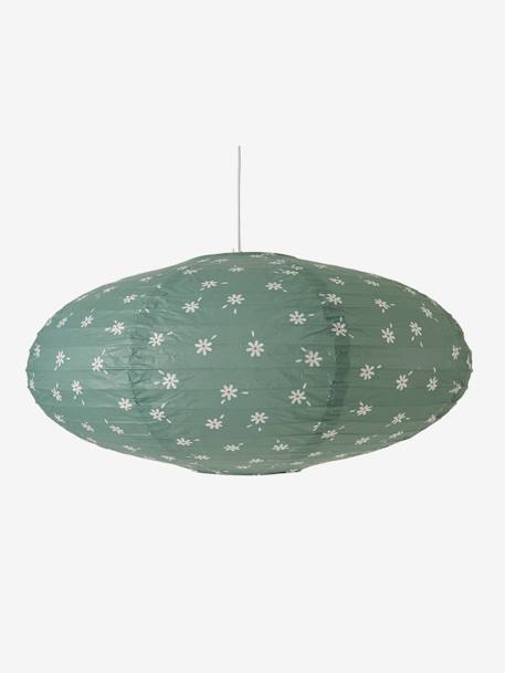 Paper Ball Hanging Lampshade GREEN LIGHT SOLID WITH DESIGN 