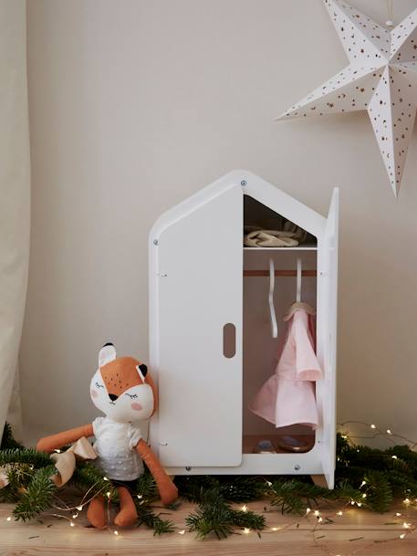 Doll Wardrobe White 