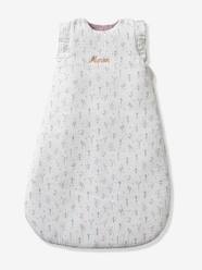 Bedding & Decor-Baby Bedding-Sleepbags-Sleeveless Baby Sleep Bag in Cotton Gauze, Sweet Provence