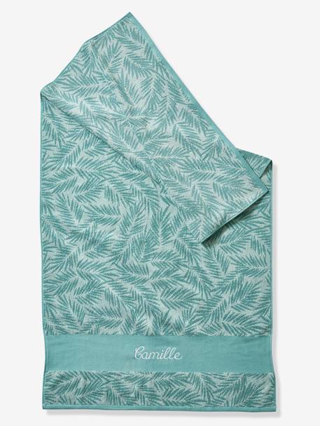 Bath Towel GREEN MEDIUM ALL OVER PRINTED 