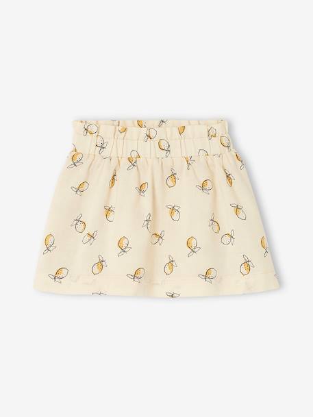 Skirt with Lemon Print, for Babies BEIGE LIGHT ALL OVER PRINTED 