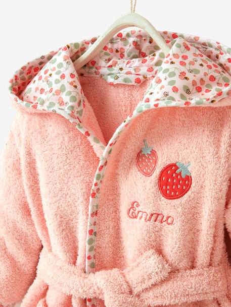 Bathrobe for Babies, Bee Garden Pink 