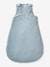 Summer Special Baby Sleep Bag in Organic* Cotton Gauze, Lovely Farm BLUE MEDIUM SOLID 