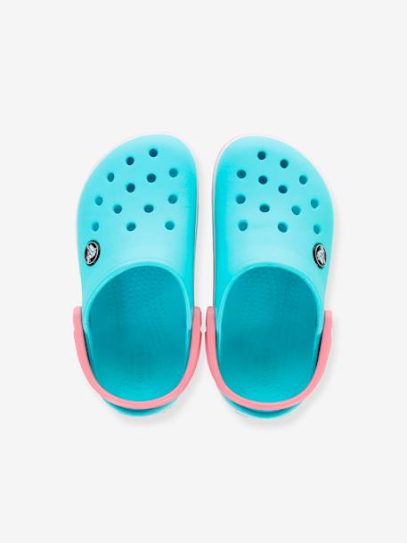 Crocband Clog K for Kids, by CROCS(TM) BLUE LIGHT SOLID+navy blue+PINK LIGHT SOLID 