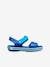 Crocband Sandal Kids by CROCS(TM) BLUE DARK SOLID+BLUE MEDIUM SOLID+PINK LIGHT SOLID 