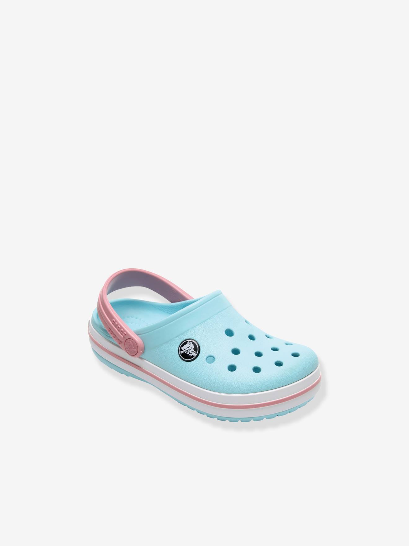 Pink and blue deals crocs