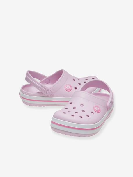 Crocband Clog K for Kids, by CROCS(TM) BLUE LIGHT SOLID+navy blue+PINK LIGHT SOLID 