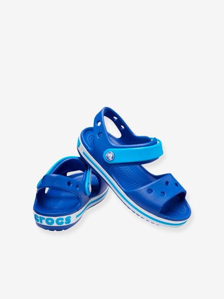 Crocband Sandal Kids by CROCS(TM) BLUE DARK SOLID+BLUE MEDIUM SOLID+PINK LIGHT SOLID 