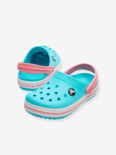 Crocband Clog K for Kids, by CROCS(TM) BLUE LIGHT SOLID+navy blue+PINK LIGHT SOLID 