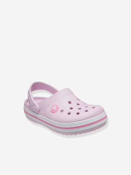 Crocband Clog K for Kids, by CROCS(TM) BLUE LIGHT SOLID+navy blue+PINK LIGHT SOLID 