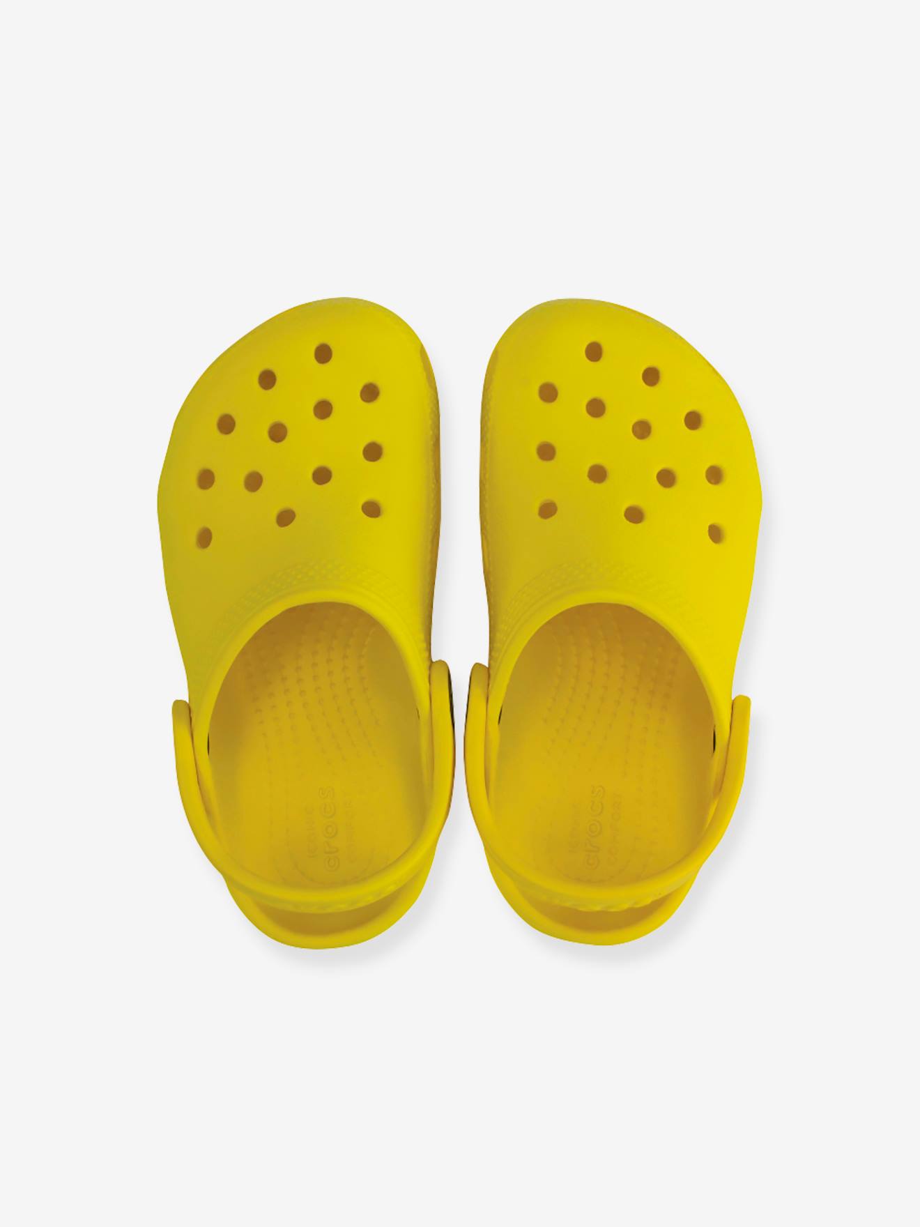 Dark sales yellow crocs