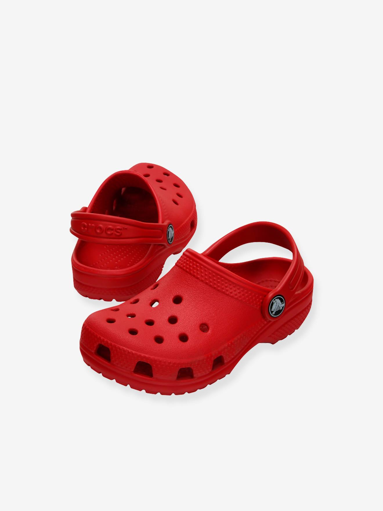 Red classic clearance crocs