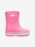 Wellies for Kids, Crocband Rain Boot K by CROCS(TM) PINK LIGHT SOLID 