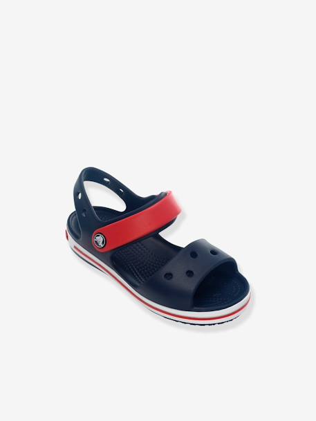 Crocband Sandal Kids by CROCS(TM) BLUE DARK SOLID+BLUE MEDIUM SOLID+PINK LIGHT SOLID 