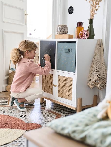 Cane Door Cubbyhole Unit WHITE LIGHT SOLID 