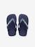 Baby Brasil Logo II Flip-Flops, HAVAIANAS blue+navy blue 