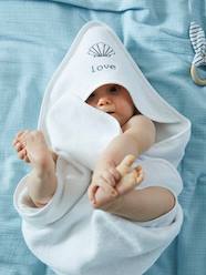 Baby-Bath Capes & Bathrobes-Bath Cape + Bath Mitt