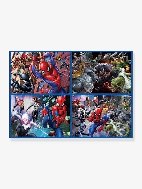 4 Progressive Puzzles, Spider-Man - EDUCA RED MEDIUM 2 COLOR/MULTICOL 