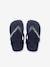 Baby Brasil Logo II Flip-Flops, HAVAIANAS blue+navy blue 