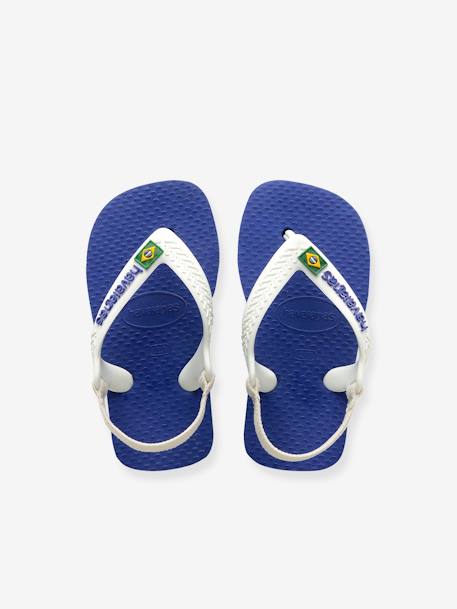 Baby Brasil Logo II Flip-Flops, HAVAIANAS blue+navy blue 