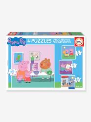 Toys-Educational Games-4 Progressive Puzzles, Peppa Pig - EDUCA