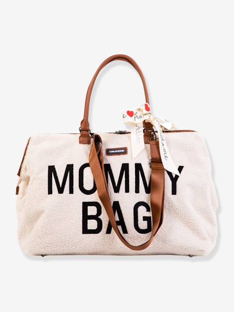 Big Changing Mommy Bag, Teddy by CHILDHOME Beige+ecru 