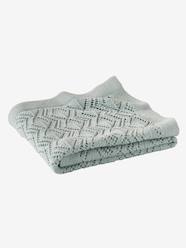 Pointelle Throw in Organic Cotton