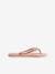 Slim Glitter II Flip-Flops, HAVAIANAS, for Children rose 