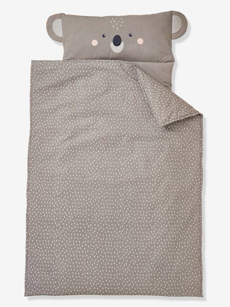 Pre-School Nap Time Bedding, MINILI KOALA GREY MEDIUM  ALL OVER PRINTED 