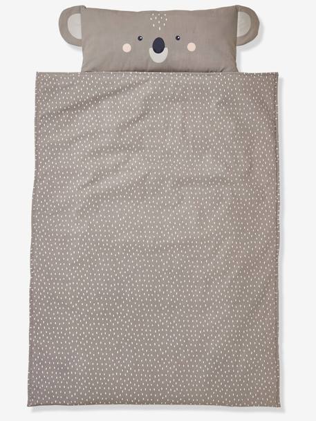 Pre-School Nap Time Bedding, MINILI KOALA GREY MEDIUM  ALL OVER PRINTED 