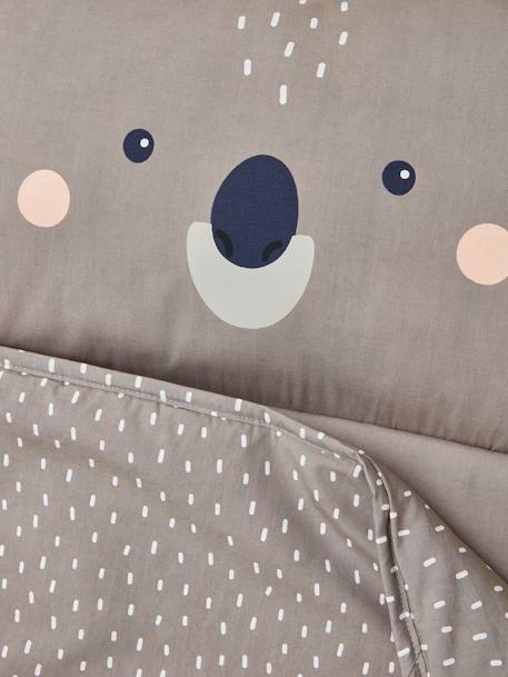 Pre-School Nap Time Bedding, MINILI KOALA GREY MEDIUM  ALL OVER PRINTED 