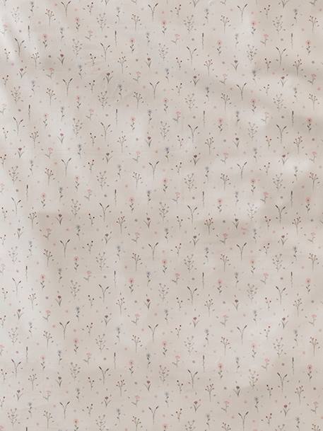 Reversible Duvet Cover for Babies, Sweet Provence WHITE LIGHT ALL OVER PRINTED 