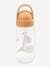 Bottle with Hide-Away Straw, DONE BY DEER blue+green+mustard+orange+rose+sandy beige 