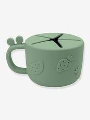 Nursery-Mealtime-Snack Cup in Silicone, Peekaboo Raffi by DONE BY DEER