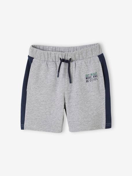 Bermuda Joggers for Boys GREY MEDIUM MIXED COLOR 