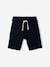 Pack of 2 Fleece Bermuda Shorts for Boys Black+Dark Blue+Red+sage green 