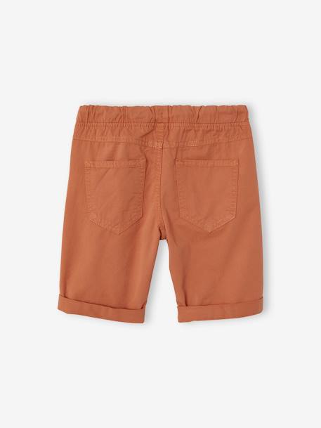 Coloured Bermuda Shorts for Boys azure+Dark Blue+golden beige+GREEN MEDIUM SOLID WITH DESIG+ORANGE MEDIUM SOLID WITH DESIG 