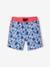 Swim Shorts with Foliage Print, for Boys BLUE MEDIUM ALL OVER PRINTED 