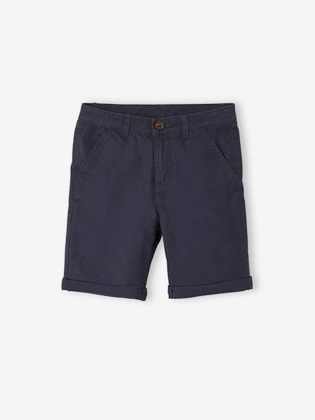 Chino Bermuda Shorts for Boys beige+BLUE MEDIUM SOLID WITH DESIGN+green+grey blue+red 