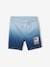 Dip-Dye Swim Shorts for Boys BLUE DARK ALL OVER PRINTED 