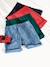 Chino Bermuda Shorts for Boys beige+BLUE MEDIUM SOLID WITH DESIGN+green+grey blue 