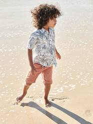 -Coloured Bermuda Shorts for Boys