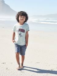 -Coloured Bermuda Shorts for Boys