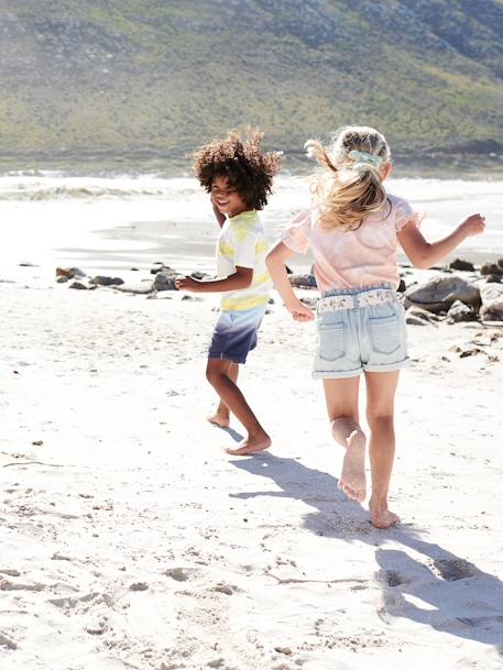 Shorts for Girls Bleached Denim 