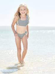 Girls-Swimwear-Striped Bikini for Girls